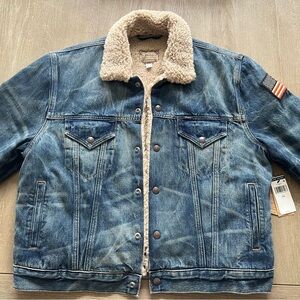 Polo Ralph Lauren Denim Sherpa-Lined Jacket